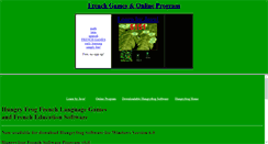 Desktop Screenshot of learn.french.language.games.jellyfishfun.com