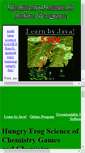 Mobile Screenshot of learn.chemistry.software.games.jellyfishfun.com